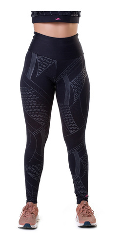 Imagen 2 de 12 de Calza Deportiva Dama Elite Diseño Tiro Alto Suplex Uv50+
