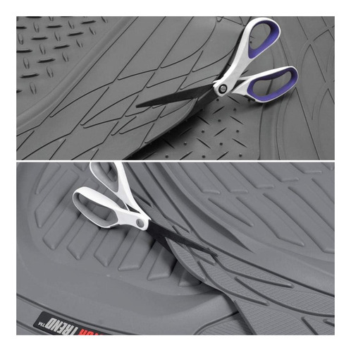 Motor Trend Flexxtough Mats De Piso De Goma De Servicio Y De