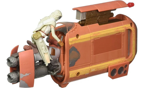 Nave E Boneco Star Wars Rey Speeder Jakku Hasbro - B3676