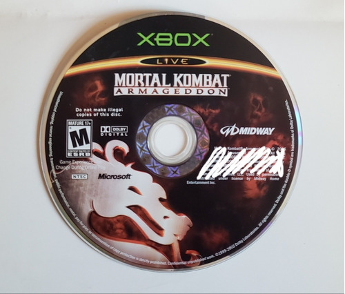 Mortal Kombat Armageddon Xbox Clasico
