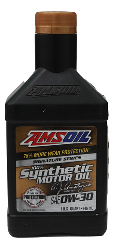 Amsoil Aceite Signature 0w30, 100% Sintético Original 946 Ml