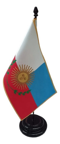 Mástil Escritorio Madera-bandera Catamarca  Calidad Premium