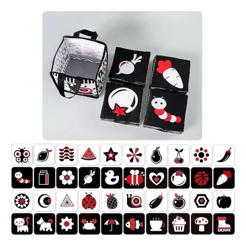 Baby Early Learning Toys Estimulación Visual Puzzle Tarjetas