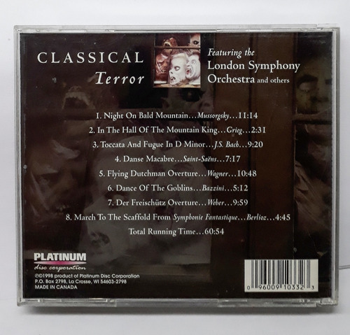 Clasical Terror - London Symphony Orchestra (Usado)