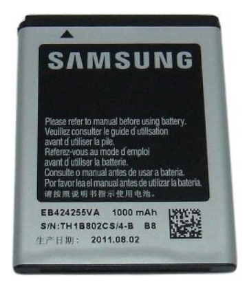 Simply Silver  Oem Samsung Eb424255va Bateria Para Straight