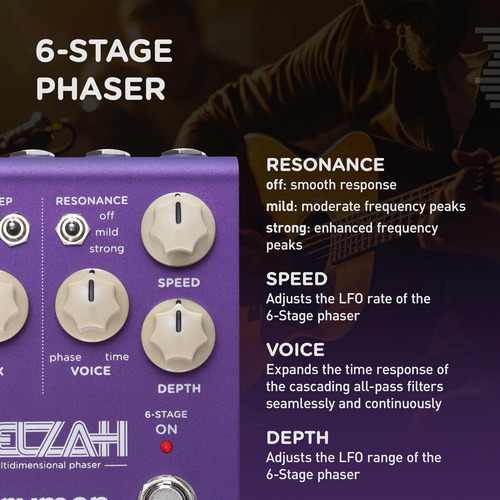 Strymon Zelzah Multidimensional Phaser Guitar Effects Pedal