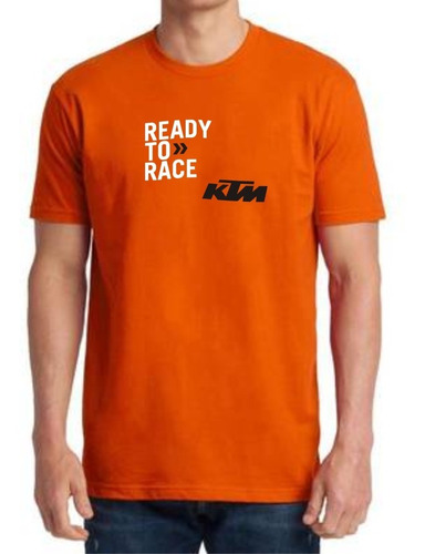 Remera Ktm Racing Moto 100% Algodón Calidad 