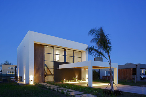 Casa De Diseño Moderno Y Minimalista A Estrenar En Puerto Roldan , Barrio Cerrado