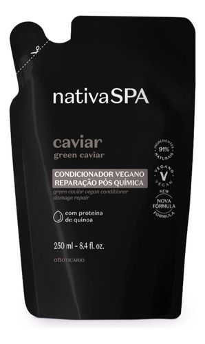  O Boticário Nativa Spa Caviar Refil Condicionador 250ml