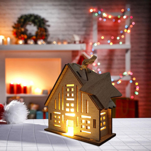 3 Las Decoraciones Navideñas De La Casa De Madera, Estilo C