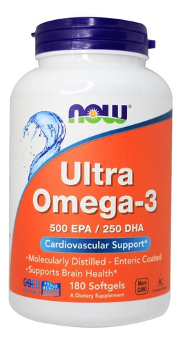 Ultra Omega 3 Now Foods Importado Concentrado Epa Dha (180c)