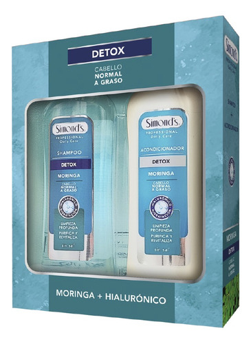 Pack Shampoo + Acond Simond´s Professional Detox 