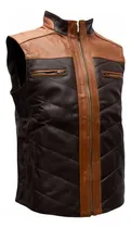 Comprar Chaleco Vaquero De Piel Para Caballero Chaleco Cuero Hombre