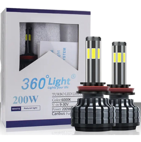 Bombillo Led Tres Colores / Luz Led Tres Colores H4