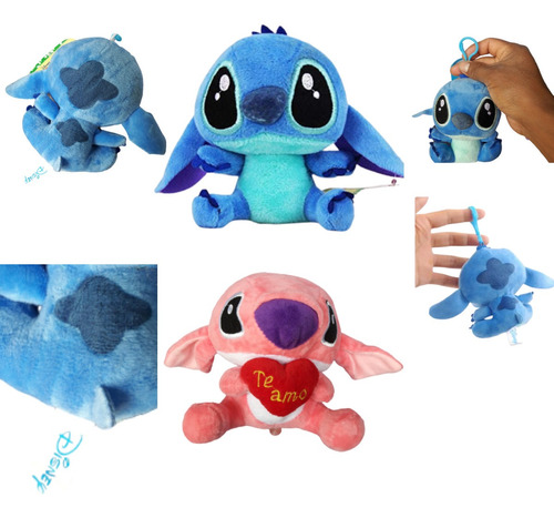 Llavero Stitch Peluche Accesorio Disney 2 Unidades.