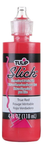 Pintura Para Tela Dimensional Tulip 118ml Rojo Verdade Slick