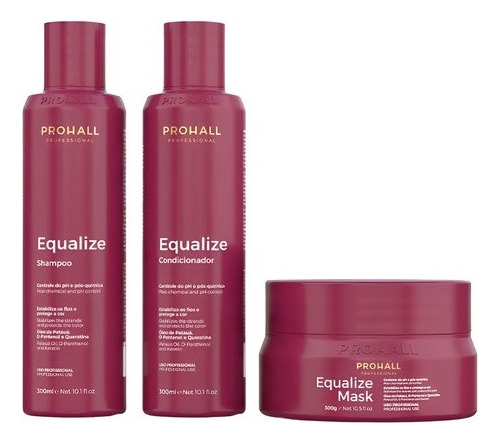 Equalize Prohall Kit Home Care Reconstrutor Neutralizante