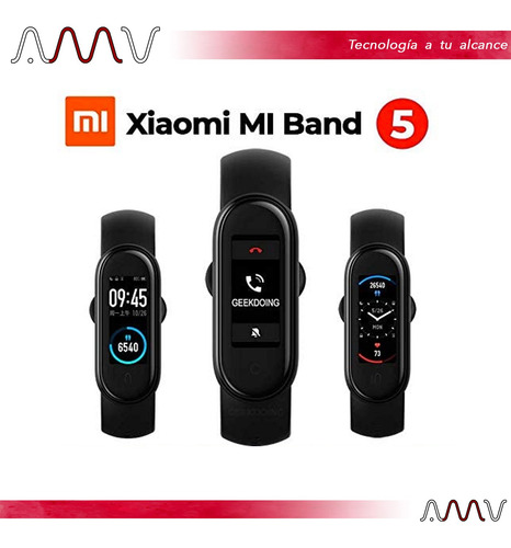 Pulsera Inteligente Xiaomi Mi Band 5 Pantalla 1.1'' Oled Amv