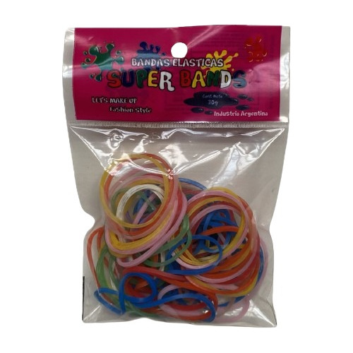 Bandas Elasticas Superband Bolsita 30 Grs Surtidas