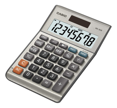 Casio Ms-80b Calculadora De Escritorio Con Función Estánda