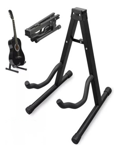 Base Soporte Para Guitarr Suelo Plegable Transporte Fácil