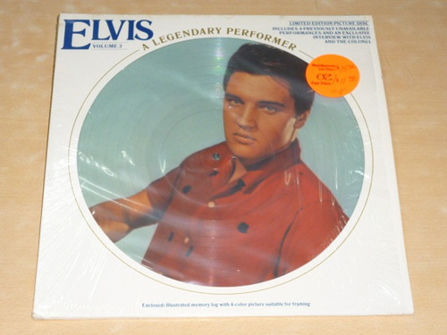 Elvis Presley A Legendary Performer Vol 3 Picture Di Jcd055