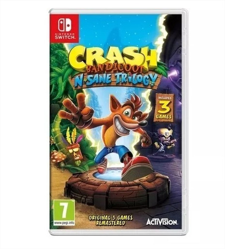Crash Bandicoot N.sane Trilogy Nintendo Switch Juego Fisico