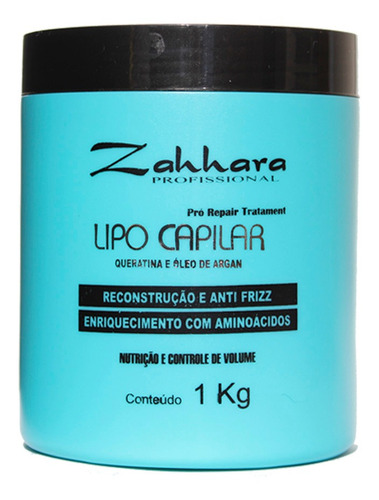 Lipo Capilar Zahhara Profissional 1kg Repositor Top Original