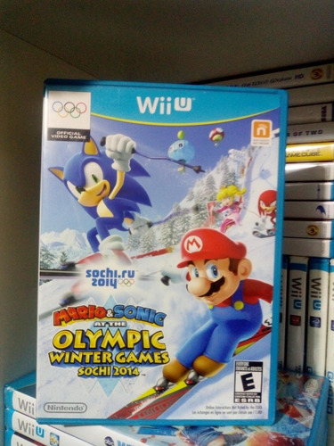 Mario Y Sonic En Los Juegos Olímpicos Sochi 2014 Wiiu Wii 