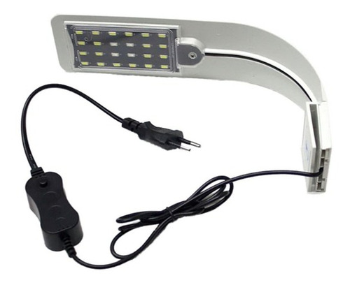 Luz Led Acuario 10w 30cm Pecera Terrario Tortuguero Blanco