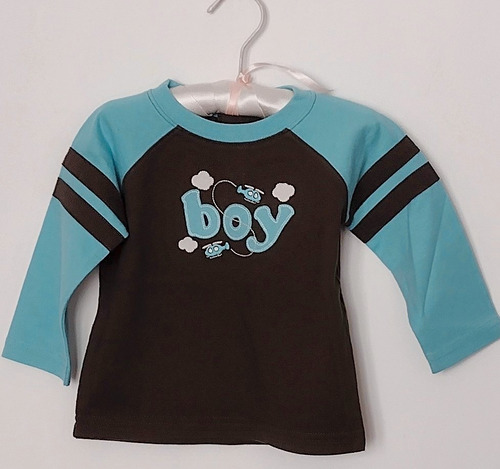 Playera Bebé 12 A 18 Meses Gymboree Original Manga Larga