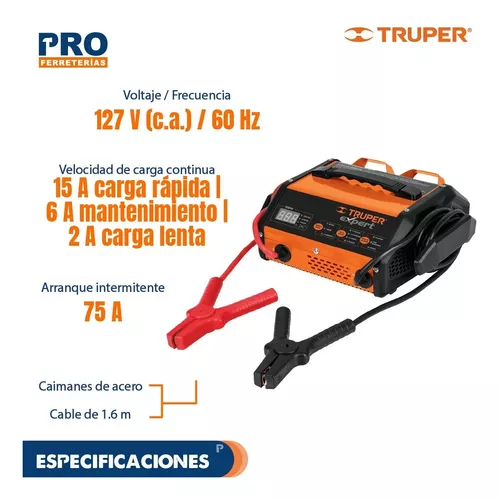 Cargador de Baterias 50 A 12 V TRUPER