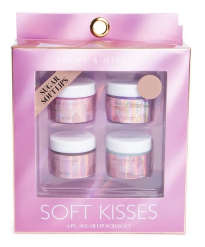 Set De 4 Exfoliantes Labiales De Azúcar Soft Kisses