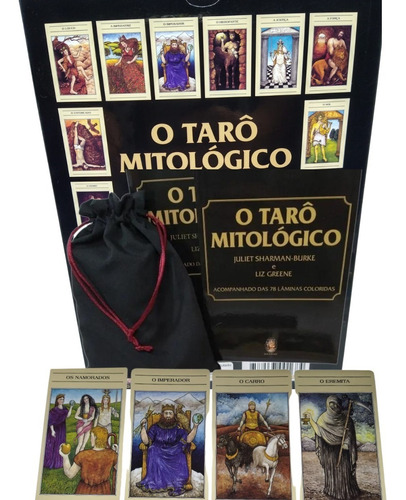Tarô Mitológico  + Manual + Brinde Saquinho Guarda-cartas