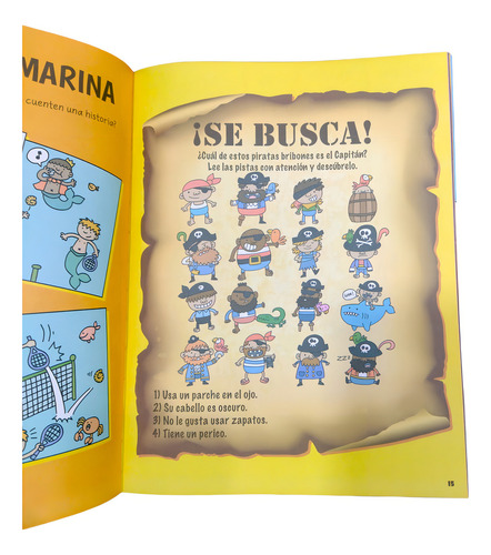 Librito Infantil De Actividades Juega Busca Y Encuentra Increíble Libro Lleno De Juegos Y Divertidísimas Actividades