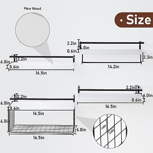Estantes Madera Pared Blanco 31 Niveles Baño Inodoro Almacen