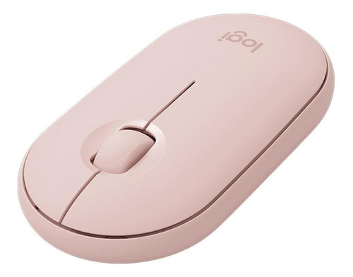 Mouse Logitech M350 Opt Usb Sem Fio Rc/nano Rose Cor Rosa