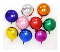 Comprar Pack 5 Globos Redondos Metalizados 45cm Colores Decoracion 
