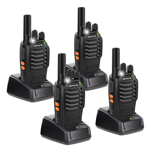 Retevis H-777 Radios Walkie Talkies Recargables Radio De 2 Color Bandas De Frecuencia
