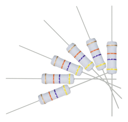 47kohm 2w 2watt 2 Vatios Resistencia 47k Pack De 7unids