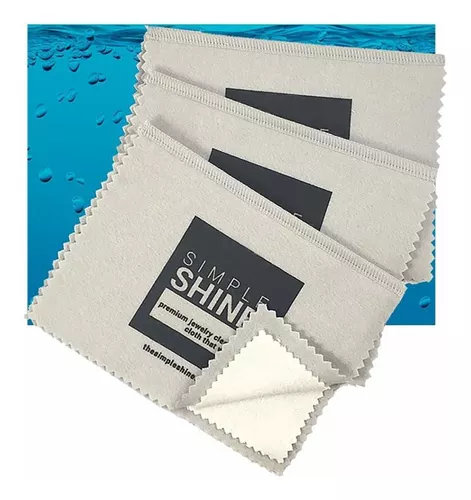 NEW Set of 3 Premium Jewelry Cleaning Cloths - Best Polishing Cloth  Solution for Silver Gold & Platinum