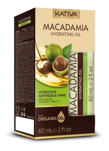 Imagen 1 de 1 de Aceite De Macadamia-kativa 60ml - mL a $692