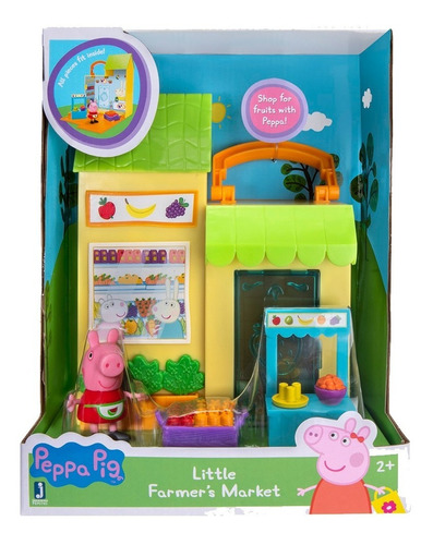 Juguete Supermercado Peppa Pig + 1 Figura + Accesorios Febo