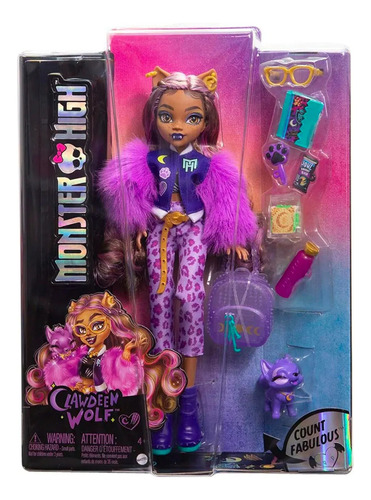 Muñeca Monster High Clawdeen Wolf Fabulosa