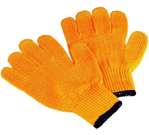 Guantes Multiuso Pesca Talla L Color Naranja