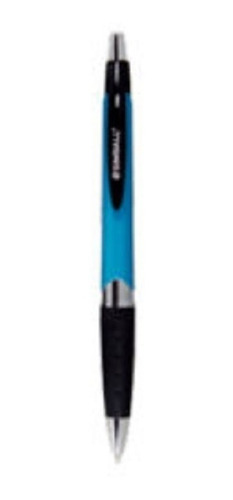 Imagen 6 de 6 de Boligrafo Simball Ziro Retractil Pack X4 Grip De Goma