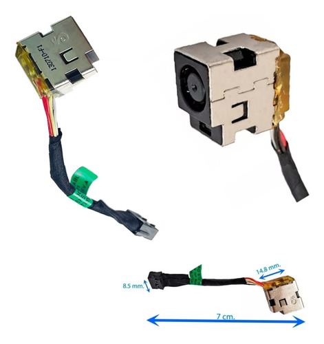 Power Jack Hp 245 455 / Hp 1000 2000 / G4 2000 Cq45 / 676708