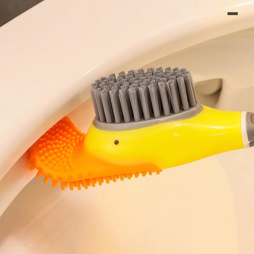 Escobilla Baño Con Soporte, Juego Cepillo Limpieza Silicona