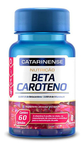 Beta Caroteno Da Catarinense C/ 60 Cápsulas