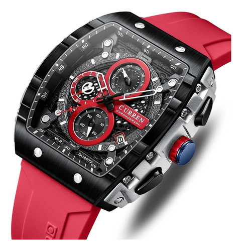 Reloj De Cuarzo Deportivo Curren Para Hombre Con Cronógrafo